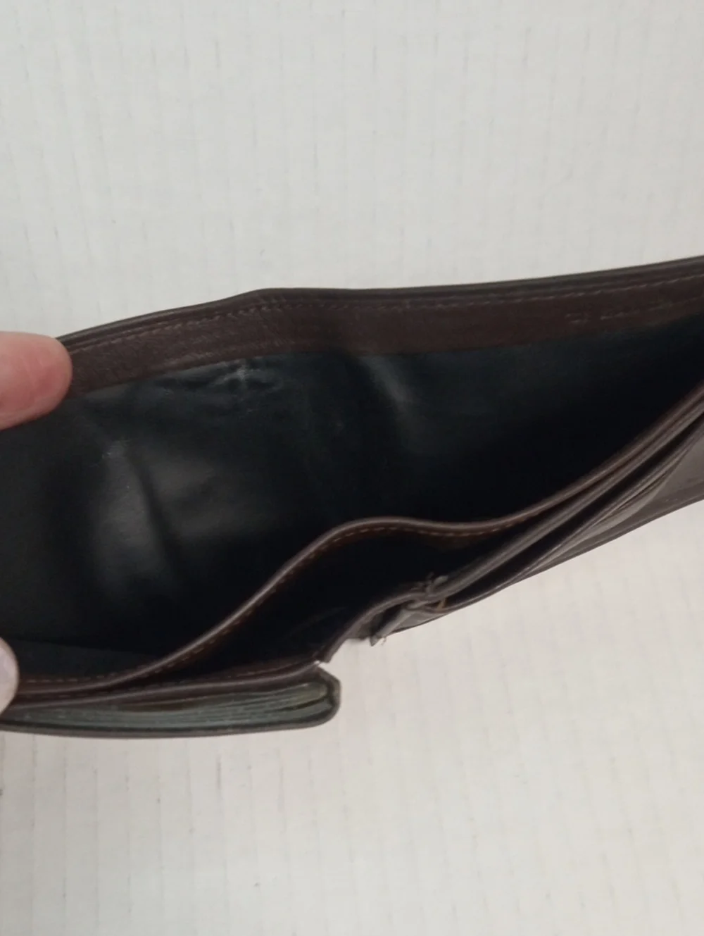 Vintage Brown Billfold Wallet Buxton 1980s With Original Price Tags